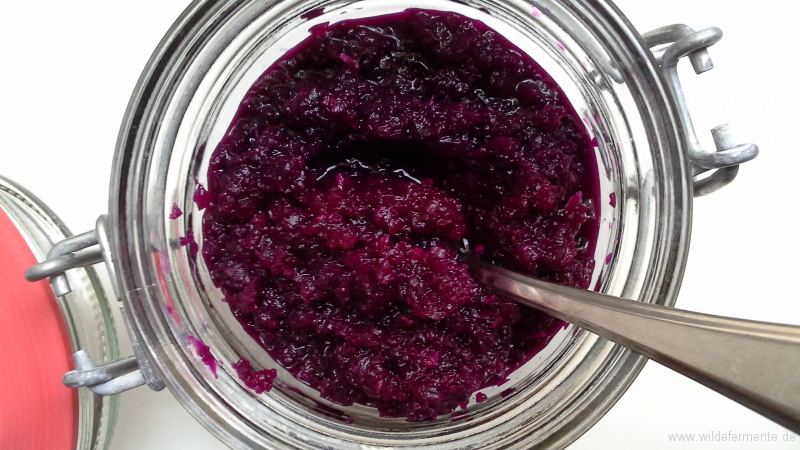 Ein Relish aus Roter Bete und Meerrettich – Ćwikła | Wilde Fermente